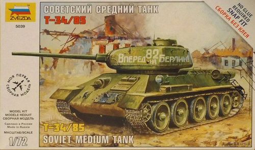 T-34/85 TANQUE MEDIO SOVIETICO