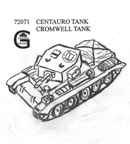 CENTAURO CROMWELL Mk IV CON ESTIBAS