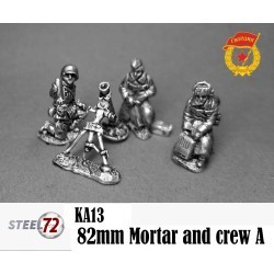 SOVIET 82MM MORTAR AND CREW A