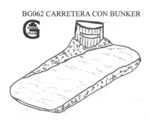 ROAD WITH BUNKER
